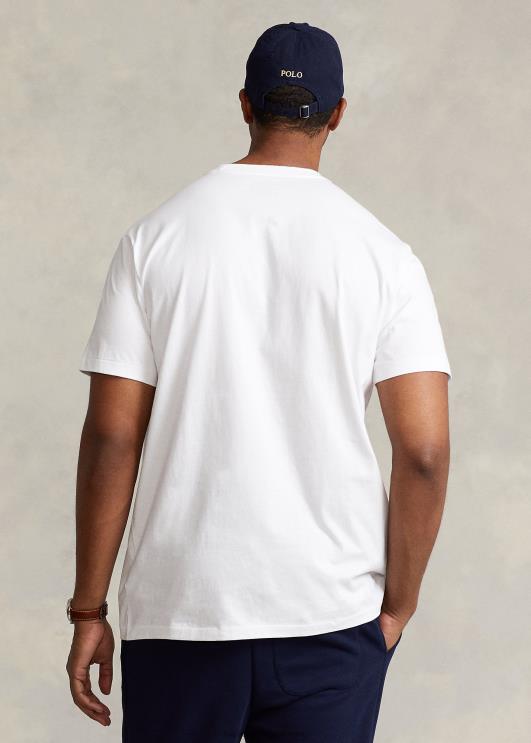 Ralph Lauren mehed jersey crewneck T-särk PR0V8708 valge