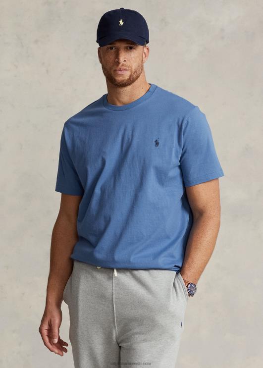 Ralph Lauren mehed jersey crewneck T-särk PR0V8715 nimes sinine