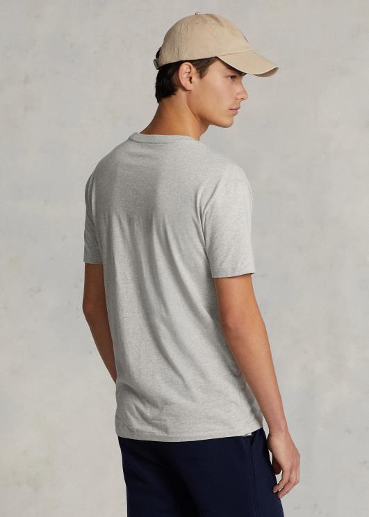 Ralph Lauren mehed jersey crewneck T-särk-kõik sobib PR0V158 taylor kanarbik