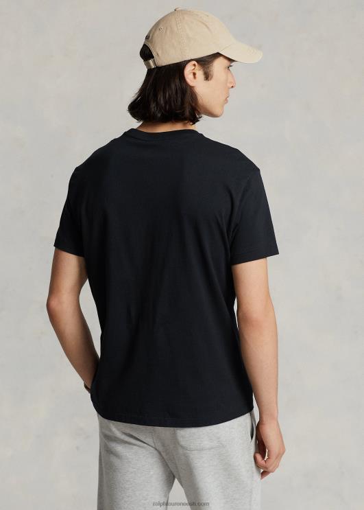 Ralph Lauren mehed jersey crewneck T-särk-kõik sobib PR0V160 rl must