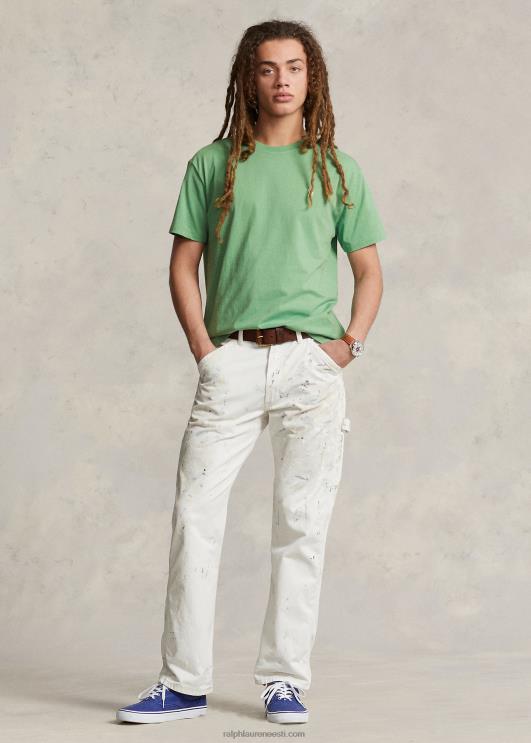 Ralph Lauren mehed jersey crewneck T-särk-kõik sobib PR0V166 pistaatsia