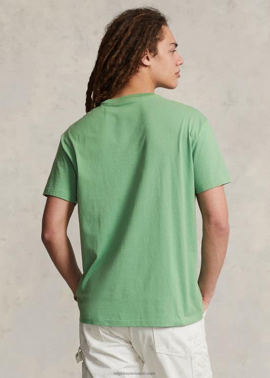 Ralph Lauren mehed jersey crewneck T-särk-kõik sobib PR0V166 pistaatsia