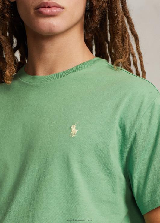 Ralph Lauren mehed jersey crewneck T-särk-kõik sobib PR0V166 pistaatsia