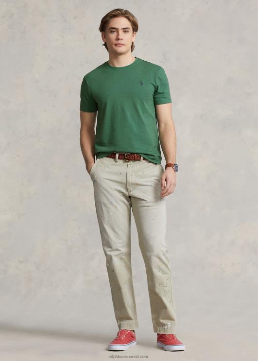 Ralph Lauren mehed jersey crewneck T-särk-kõik sobib PR0V169 pestud mets