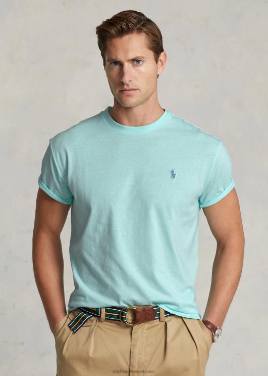 Ralph Lauren mehed jersey crewneck T-särk-kõik sobib PR0V170 saare vesi