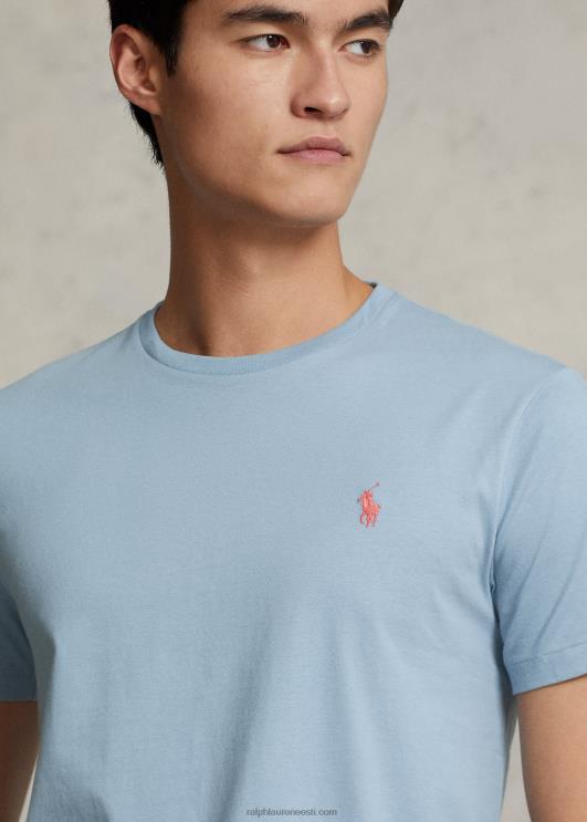 Ralph Lauren mehed jersey crewneck T-särk-kõik sobib PR0V171 anum sinine