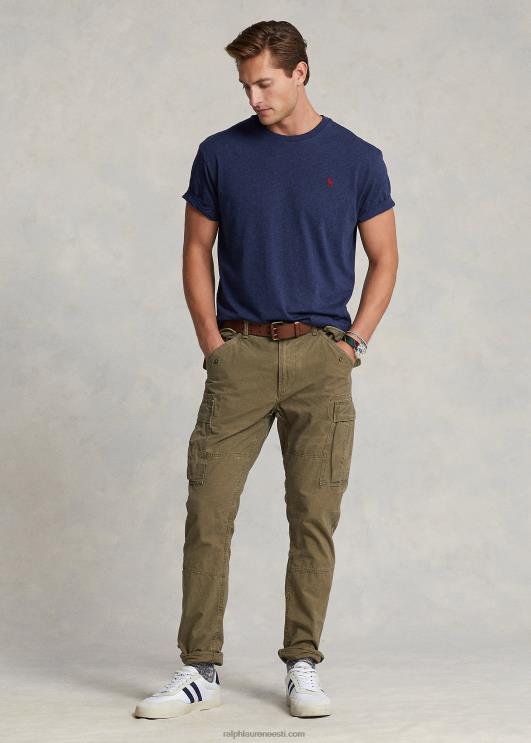 Ralph Lauren mehed jersey crewneck T-särk-kõik sobib PR0V175 kevadine merekanarbik