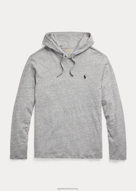 Ralph Lauren mehed jersey kapuutsiga t-särk PR0V306 tume vintage kanarbik