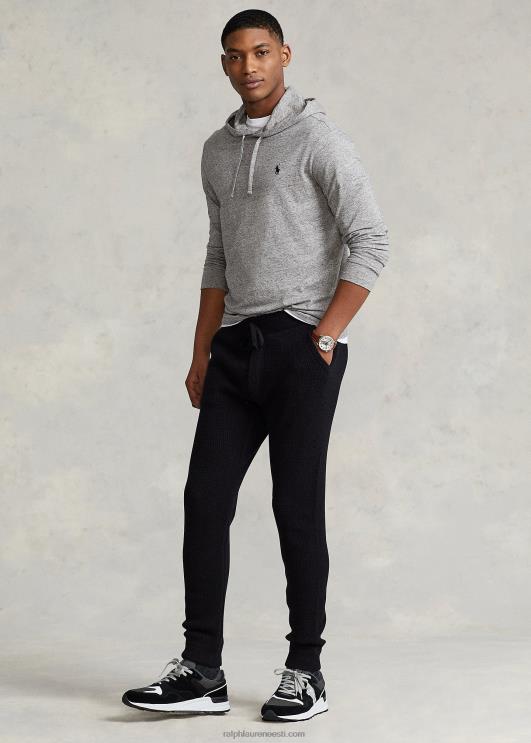 Ralph Lauren mehed jersey kapuutsiga t-särk PR0V306 tume vintage kanarbik