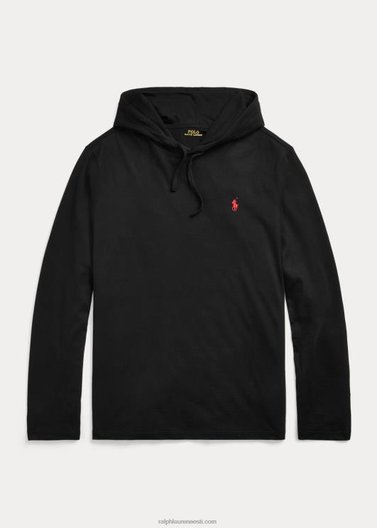 Ralph Lauren mehed jersey kapuutsiga t-särk PR0V307 must