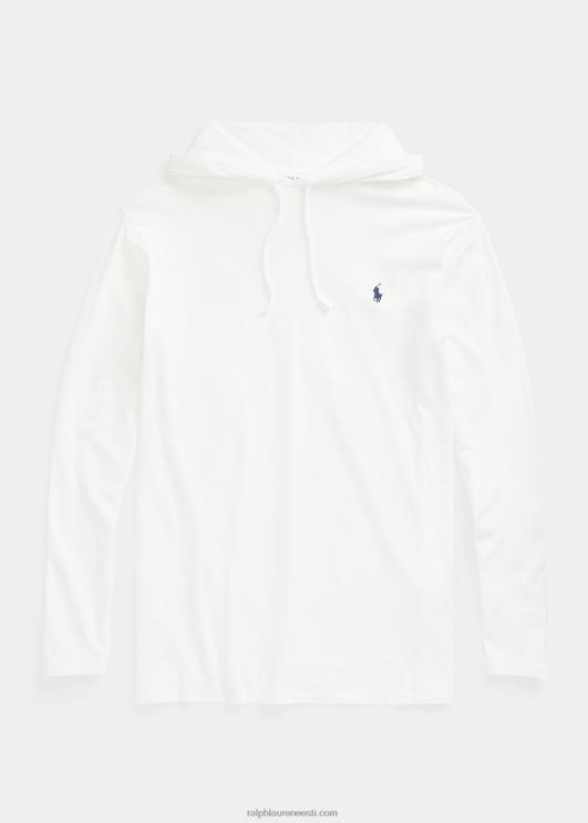 Ralph Lauren mehed jersey kapuutsiga t-särk PR0V8400 valge