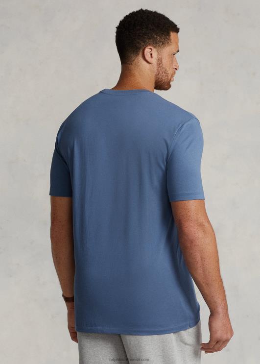 Ralph Lauren mehed jersey tasku t-särk PR0V1852 carson sinine