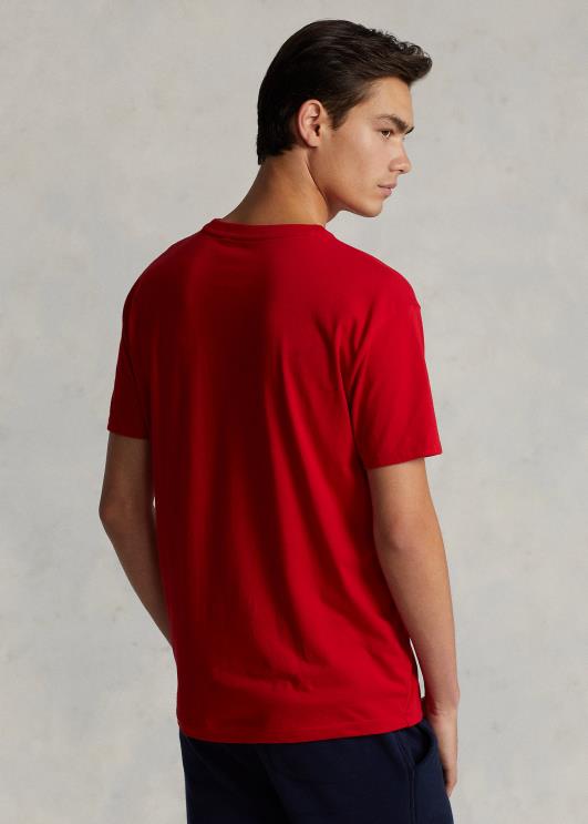 Ralph Lauren mehed jersey tasku t-särk-kõik sobib PR0V241 2000 rubla punane