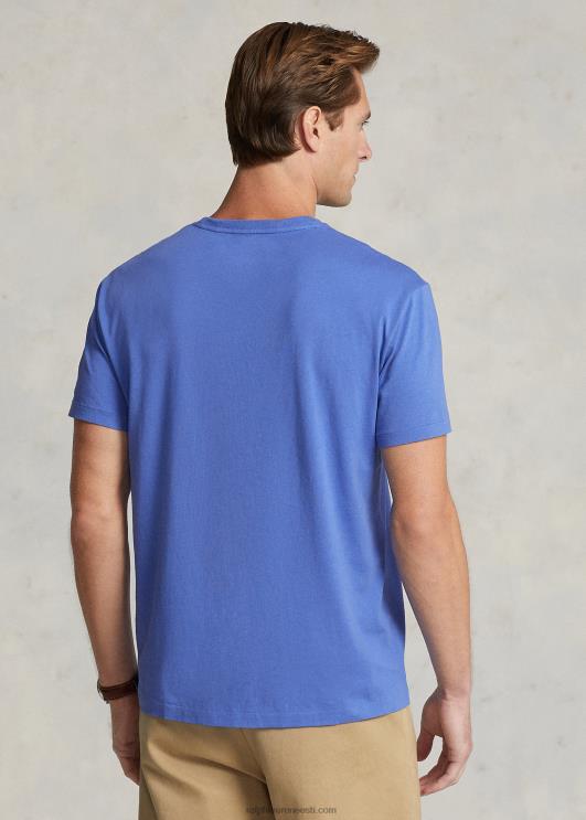 Ralph Lauren mehed jersey tasku t-särk-kõik sobib PR0V245 sinine