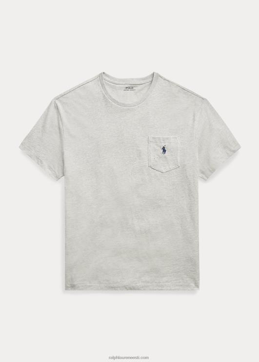 Ralph Lauren mehed jersey tasku t-särk-kõik sobib PR0V249 taylor kanarbik