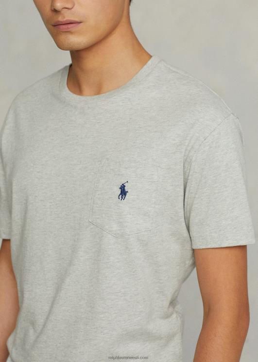 Ralph Lauren mehed jersey tasku t-särk-kõik sobib PR0V249 taylor kanarbik