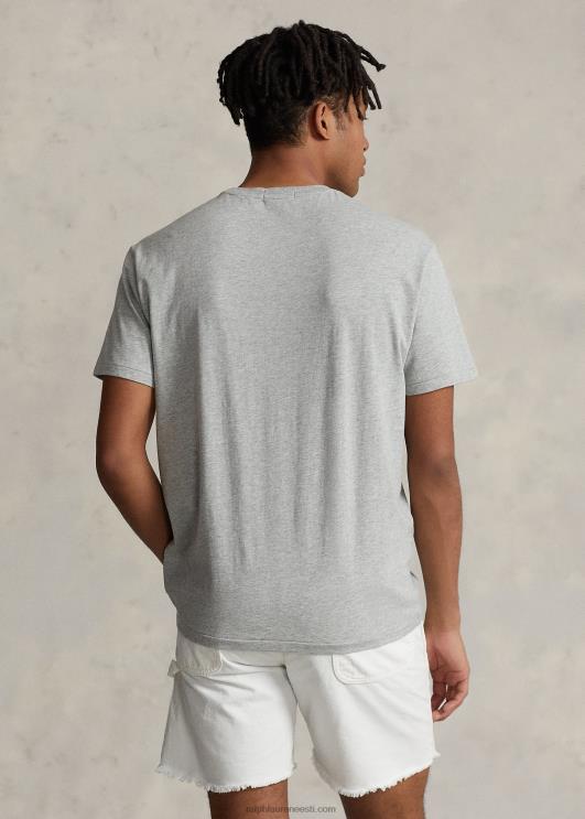 Ralph Lauren mehed klassikaline lipuga trikoo T-särk PR0V8542 ja üle kanarbiku