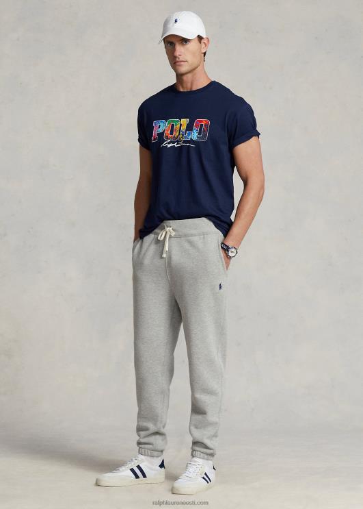 Ralph Lauren mehed klassikaline logoga trikoosärk PR0V387 kruiisilaevastik