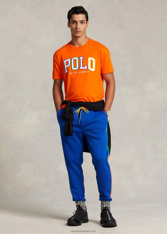 Ralph Lauren mehed klassikaline logoga trikoosärk PR0V426 purjekas oranž