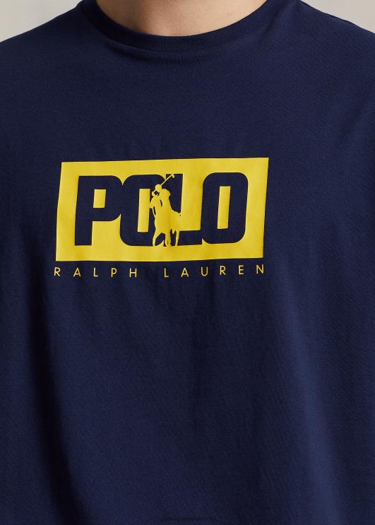 Ralph Lauren mehed klassikaline logoga trikoosärk PR0V500 kruiisilaevastik