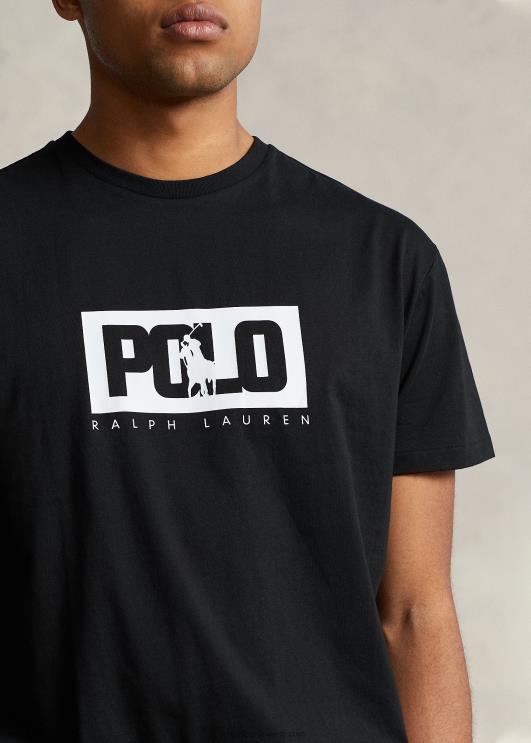 Ralph Lauren mehed klassikaline logoga trikoosärk PR0V501 must