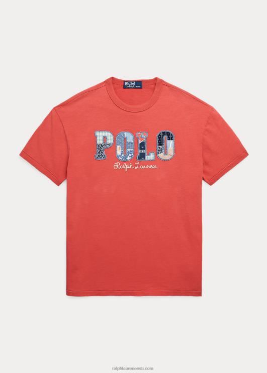 Ralph Lauren mehed klassikaline logoga trikoosärk PR0V763 postitus punane