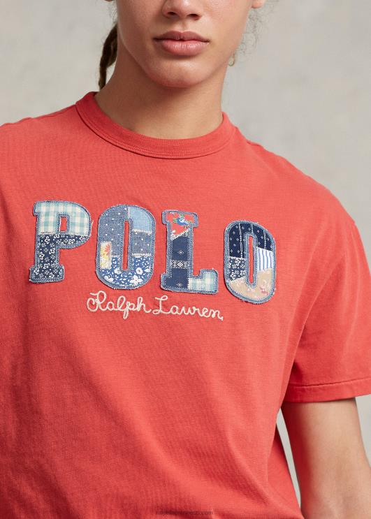 Ralph Lauren mehed klassikaline logoga trikoosärk PR0V763 postitus punane