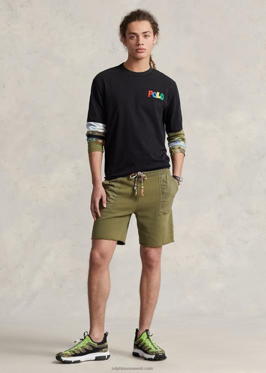 Ralph Lauren mehed klassikaline logoga trikoosärk PR0V8656 must multi