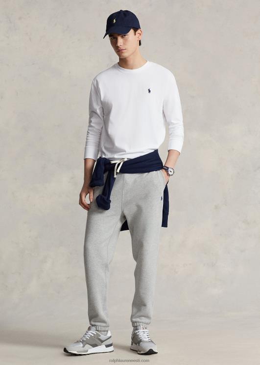 Ralph Lauren mehed klassikaline logoga trikoosärk PR0V866 valge