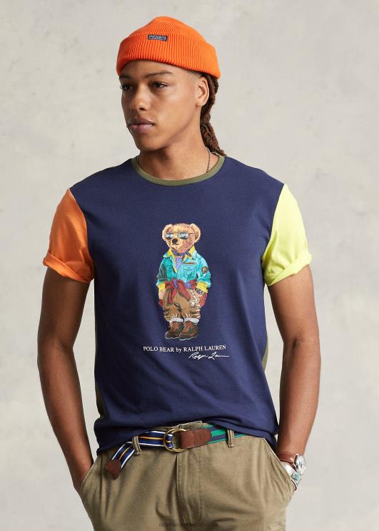 Ralph Lauren mehed klassikaline polo karu trikoo T-särk PR0V326 kruiisilaevastik