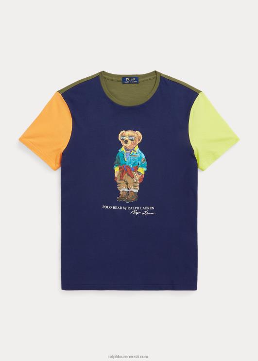 Ralph Lauren mehed klassikaline polo karu trikoo T-särk PR0V326 kruiisilaevastik