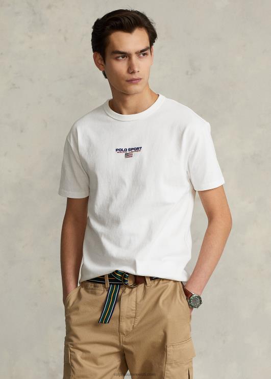 Ralph Lauren mehed klassikaline polo sport trikoo T-särk PR0V544 valge