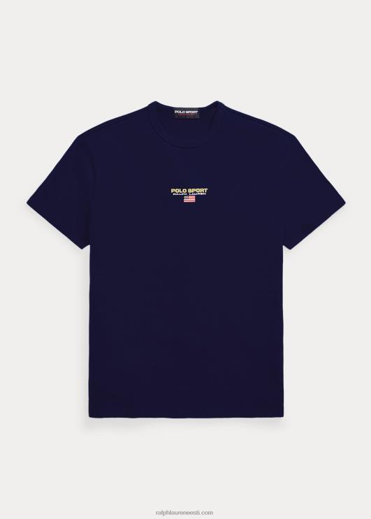 Ralph Lauren mehed klassikaline polo sport trikoo T-särk PR0V545 kruiisilaevastik