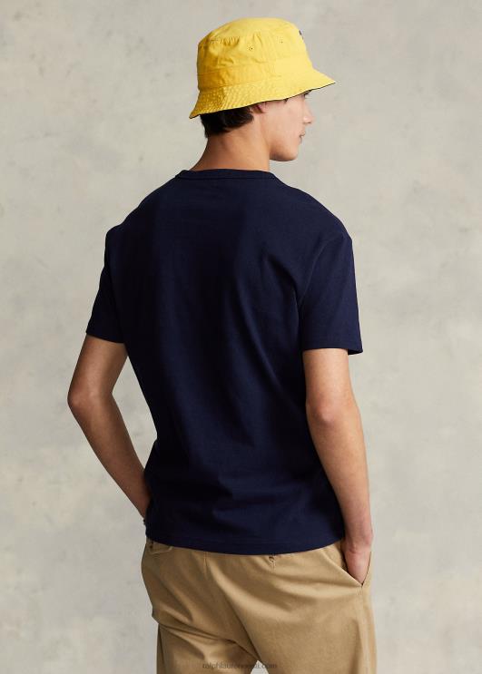 Ralph Lauren mehed klassikaline polo sport trikoo T-särk PR0V545 kruiisilaevastik