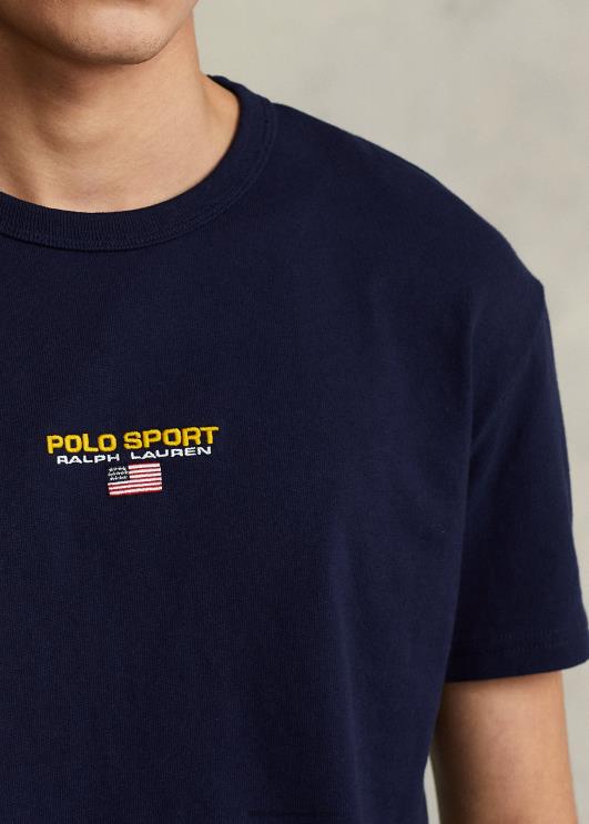 Ralph Lauren mehed klassikaline polo sport trikoo T-särk PR0V545 kruiisilaevastik