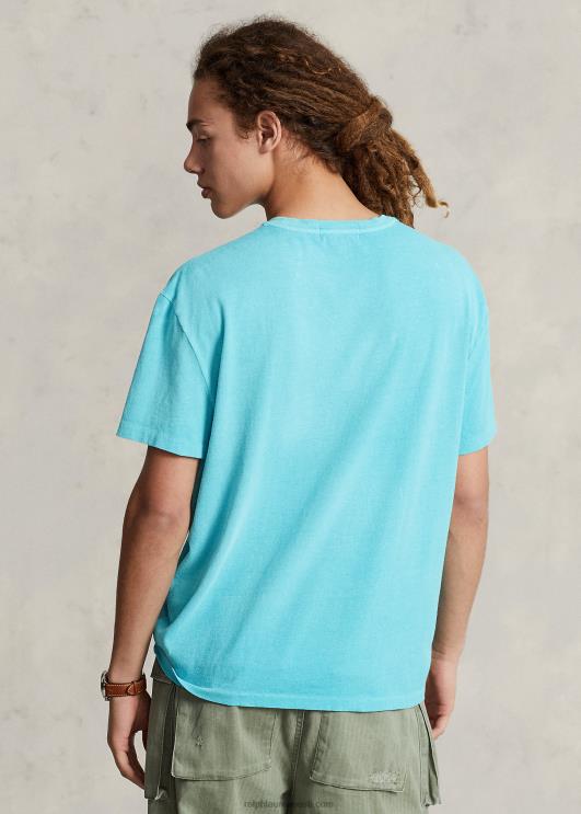 Ralph Lauren mehed klassikaline polo surfi t-särk PR0V753 täiuslik türkiis