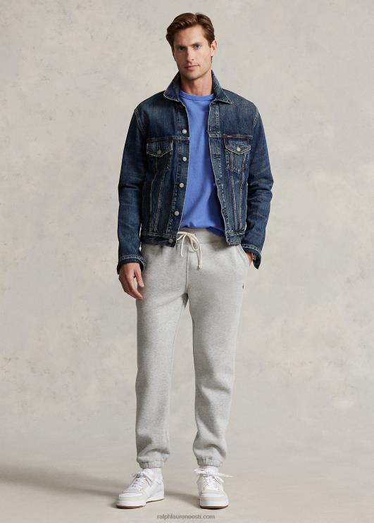 Ralph Lauren mehed klassikaline raskekaaluline trikoo T-särk PR0V235 neiukivi sinine