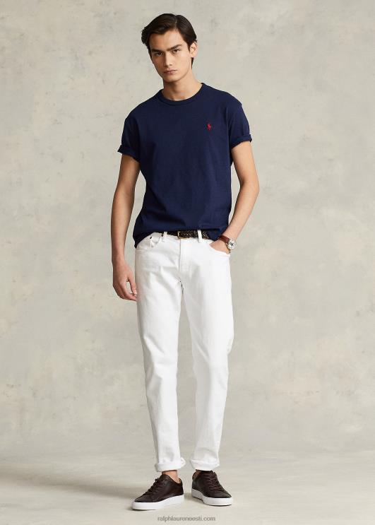 Ralph Lauren mehed klassikaline raskekaaluline trikoo T-särk PR0V236 Newporti merevägi