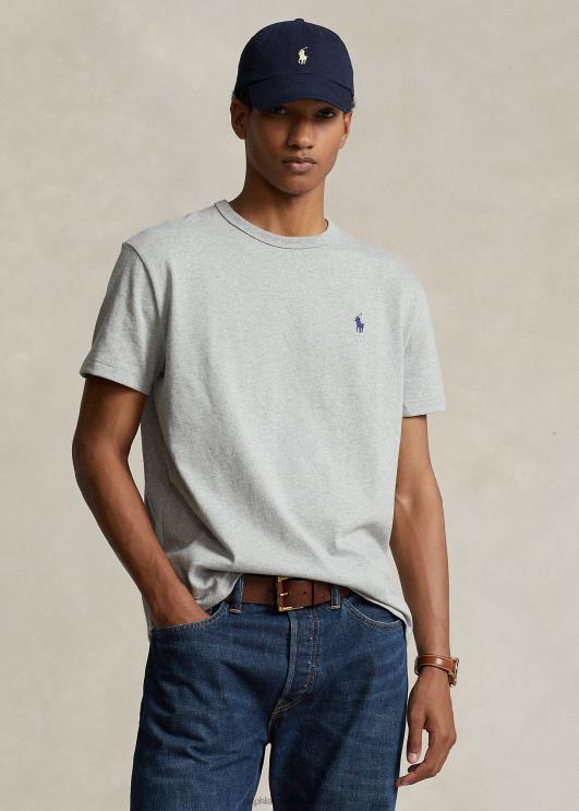 Ralph Lauren mehed klassikaline raskekaaluline trikoo T-särk PR0V238 ja üle kanarbiku