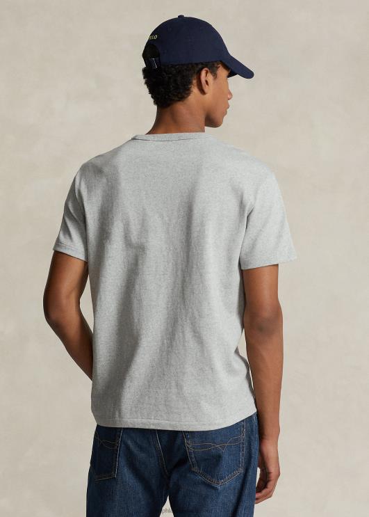 Ralph Lauren mehed klassikaline raskekaaluline trikoo T-särk PR0V238 ja üle kanarbiku