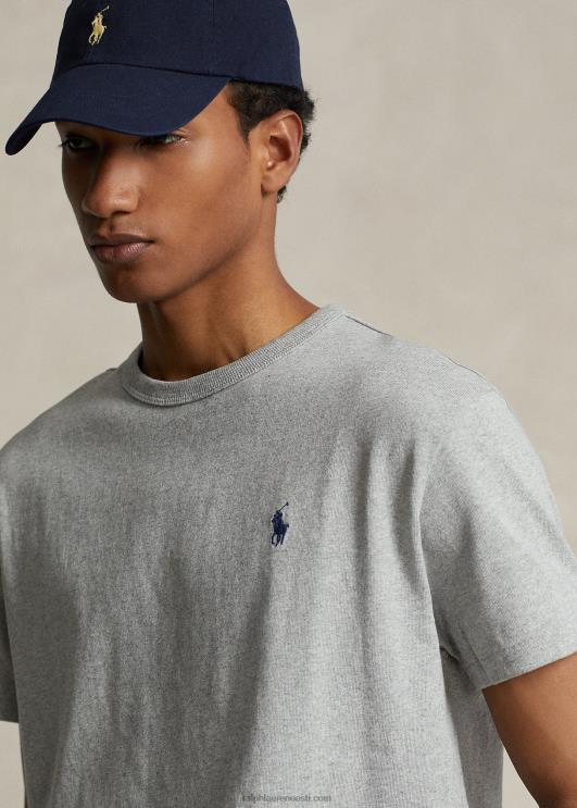 Ralph Lauren mehed klassikaline raskekaaluline trikoo T-särk PR0V238 ja üle kanarbiku