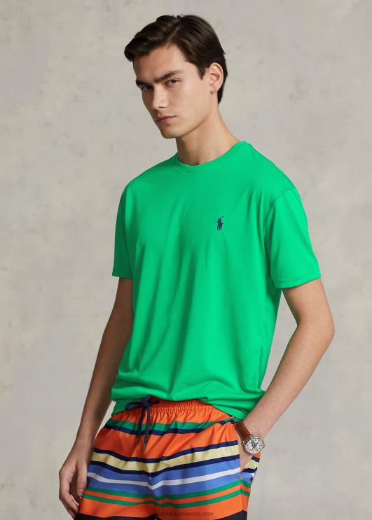 Ralph Lauren mehed klassikaline sportlik trikoo T-särk PR0V277 cabo roheline