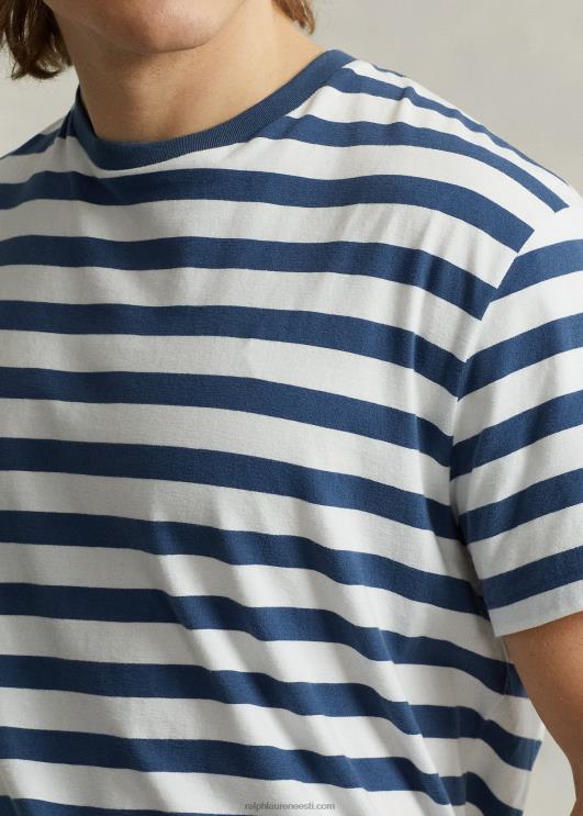 Ralph Lauren mehed klassikaline triibuline triibuline t-särk PR0V389 nevis/clancy sinine