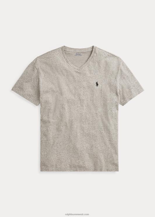 Ralph Lauren mehed klassikaline v-kaelusega trikoo t-särk PR0V206 tume vintage kanarbik