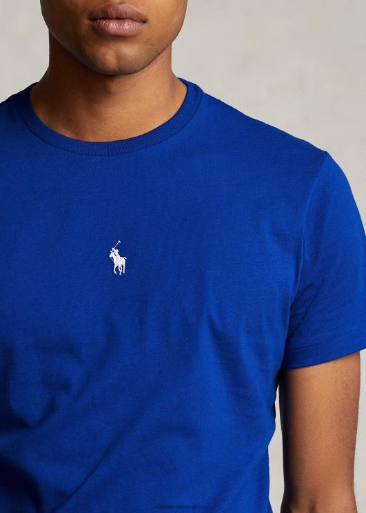 Ralph Lauren mehed kohandatud slim fit jersey crewneck T-särk PR0V460 safiirist täht