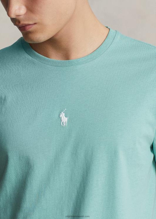 Ralph Lauren mehed kohandatud slim fit jersey crewneck T-särk PR0V461 essex roheline