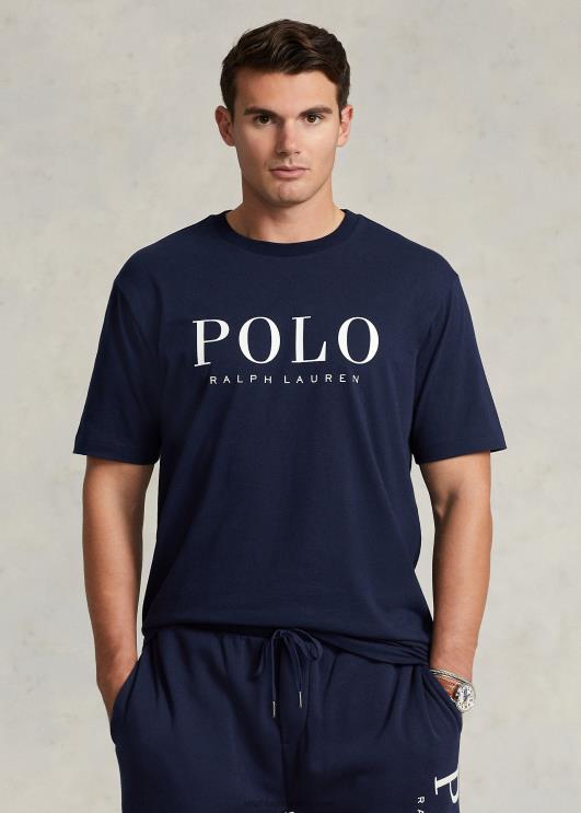 Ralph Lauren mehed logoga trikoo T-särk PR0V1556 kruiisilaevastik