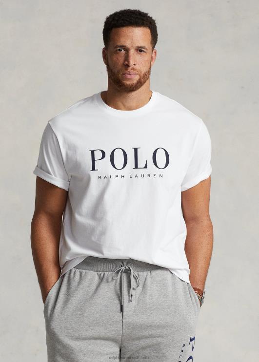 Ralph Lauren mehed logoga trikoo T-särk PR0V1558 valge