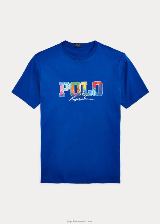 Ralph Lauren mehed logoga trikoo T-särk PR0V1562 safiirist täht
