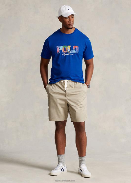 Ralph Lauren mehed logoga trikoo T-särk PR0V1562 safiirist täht